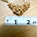 Avon vintage Pearl golden bouquet necklace Photo 10