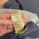 We The Free  People Skater Boy Twofer Pullover Sweatshirt Cotton Blue Size M Photo 5