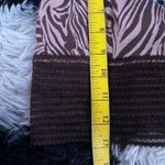 Cute Booty Lounge Bra‎ Zebra Print Y2K Indie Retro Sporty Small Pink Photo 2