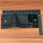 Brighton Vintage Black Leather with Suede Trim Trifold Wallet Photo 6