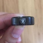 Black Oakland Raiders Ring Photo 0