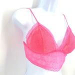 Victoria's Secret  Long Line Lacy Bralette in Coral‎ Photo 4