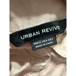 URBAN REVIVO Peach Ruched Side Button Up Shirt Long Sleeve Top Size US 2 Pink Photo 6