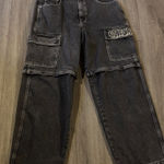 Empyre Black Wide Leg Jeans Size 12 Photo 0