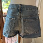 Madewell  Blue Distressed Jean Shorts Cuffed Photo 1