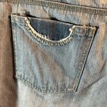 Tommy Hilfiger  Distress W/Patches behind 5 pocket Jean Shorts Size 12 SUPER CUTE Photo 3