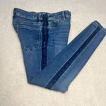 Athleta Denim Sculptek Stretch Tuxedo Side Stripe Jeans Size 6 Photo 3