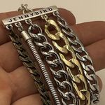 Jenny Bird  Austin Cuff Mixed Metals Stacked 5 Chain Bracelet Brand New Photo 12