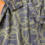 H&M Richard Allan X Brown & Green Mosaic Print Button Up Shirt Dress - Sz 8 Photo 10