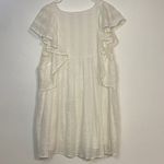 World Market Ivory Ruffle Sleeve Mini Dress White Size undefined Photo 4