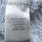 CJ Banks Oversized Hoodie Womens X Black Marled Tunic Top Casual Buttons Cozy Blue Size XL Photo 4