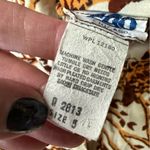 Vintage 70s Ego Chicago jungle leopard bra top halter shirt set, size 5 Brown Photo 12