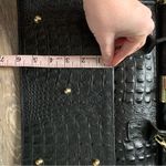 Vittoria Pacini Elegant Black Leather Crocodile Photo 5