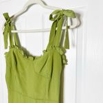 Sweet Lemon Size M Chartreuse Green Maxi Sundress Summer Dress Size M Photo 2