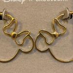 BaubleBar Disney x  Minnie Mouse Earrings Gold tone Hoop Earring Photo 0