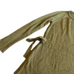 Eileen Fisher Green Pullover Stretch Sweater Tie Waist Cozy Size XS Women's Photo 2