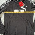 Puma Hoodie Women’s Amplified Long sleeve logo black and white size Medium Photo 5