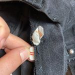 VINTAGE BLACK STUDDED DETAIL WIDE LEG WESTERN ROCK N ROLL JEANS Size 24 Photo 3