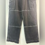 Wild Fable 0 26x30 High Rise Baggy Dark Black 6-Pocket Cargo Jeans Photo 5