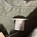 Duluth Trading Co Womens XS Makers Studio Dress Olive Green Pockets Long Sleeve Photo 5