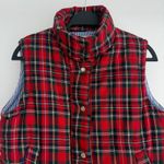 Gretchen Scott  Tartan Plaid Vest Womens Small Red Puffer Duke Of York Jacket Photo 4