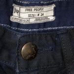 Free People Navy Blue Cut-Off Shorts Photo 4