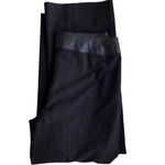 NWT ~ SIENA STUDIO Brown Tweed Pocket Faux Leather Trim Wool Pants ~ Women's 14 Photo 3