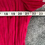 Cato Blouse Womens 14-16W Pink Embroidered Floral Geo Gauzy Cover Up Boho Top Photo 5