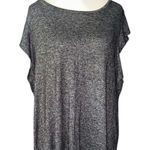 Old Navy  Short Flutter Sleeve Charcoal Gray Luxe Top Size‎ XL Photo 0