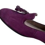 Ecco NWOT Leather Tassel Flats Plum Size 7 - 7.5 Photo 3