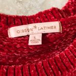 Gibson Latimer Red holiday chenille sweater Photo 4