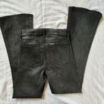 Paige  Womens‎ Lou Lou High Rise Coated Black Pants Sz 27 Flare Leg Inseam 30.5 Photo 7