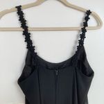 Handmade Y2K Womens XS Black Floral Slip Dress Whimsigoth Fairy Grunge Coquette Photo 9