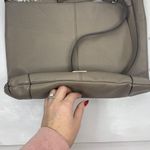 Rebecca Minkoff Crossbody Reagan Leather Hobo Shoulder Bag Smokey Taupe Purse Photo 4