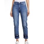 Hudson Jeans Hudson Zoeey Double-Hem Straight Crop High Rise Denim Jeans Women's Size 26 Photo 1