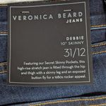 Veronica Beard Debbie 10 inch Skinny Jeans in Dark Vintage Size 31 Photo 3