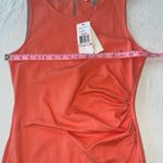 Kenneth Cole  Sleeveless Dress Coral-Orange-Size 6-Exposed Double Zipper-NWT Photo 7