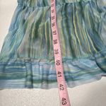 Isaac Mizrahi Live Always Isaac Printed Mesh Ruffle Dress Womens XL Art to Wear Photo 9