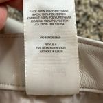 Wilfred Aritzia  Melina Vegan Leather Pants Cream Size 10 Straight Leg High Rise Photo 5