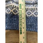 American Eagle American Eagle Women Size Medium Fair Isle Nordic 100% Wool Long Sleeve Winter Photo 3