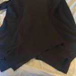 XCVI  large zip front jacket panels pockets sheer panel in back L $185 Photo 6