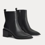 Everlane  studio block black leather boots Photo 0