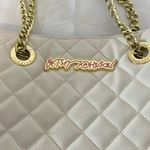 Betsey Johnson Quilted Purse with Gold hardware Photo 4