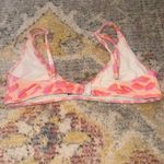 Triangl pink and Orange Leopard Print Bikini Top Size L Photo 1