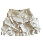 Lady Hagen  Pleated White Golf Skort W/Shorts Size XS Hip Pockets Stretch Photo 1