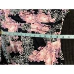 Connected Apparel ‎ Sz 6 Black/Pink/Purple Floral Sleeveless Sheath Dress Lined Photo 7