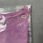 REEF Shirt M Womens Purple White Ombre Paradise Lily Flower Relaxed Dip Dye Tee Photo 9