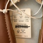 J Crew Factory Mixed Crisscross Slide Sandals Canvas Faux Leather Beige Brown 11 Photo 3