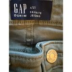 Gap  Favorite Jegging Women's Size 4 Small Sage Green Cropped Denim Stretch Photo 5