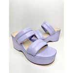 BP  Raquelle Wedge Sandal Womens Size 8 Lilac Slip On Platform Photo 4